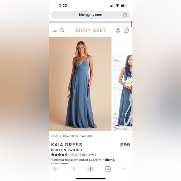 Birdie Gray Kaia Bridesmaid Dress - Picture 5 of 5